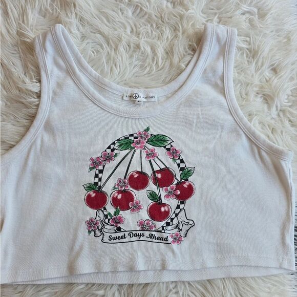 🩷Cherry Crop Tank - Picture 1 of 5